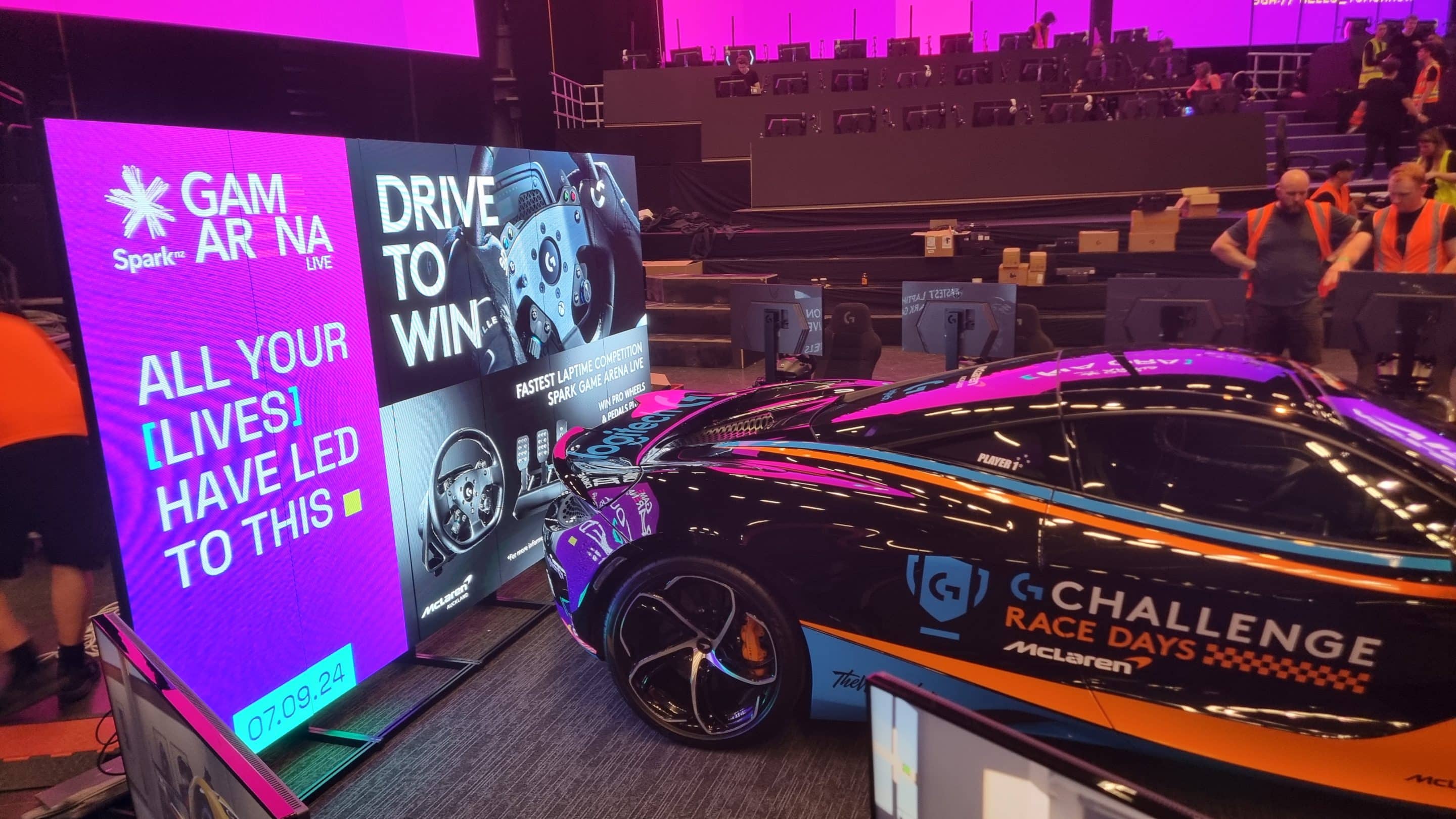 Indoor Multi-Panel LED Video Wall at Spark Game Arena